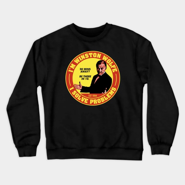 Winston Wolfe Crewneck Sweatshirt by NotoriousMedia